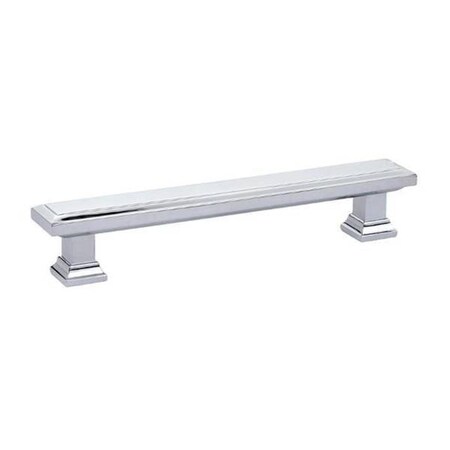 Patioplus 5 in. Center to Center Geometric Rectangular Cabinet Pull, Bright Chrome PA2177986